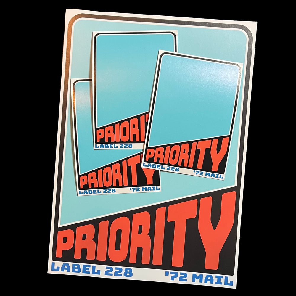 Image of '72 Priority Sport Card - Sticker Blanks