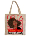 Delta Thinker Beauty and Brains T-Shirt and Tote