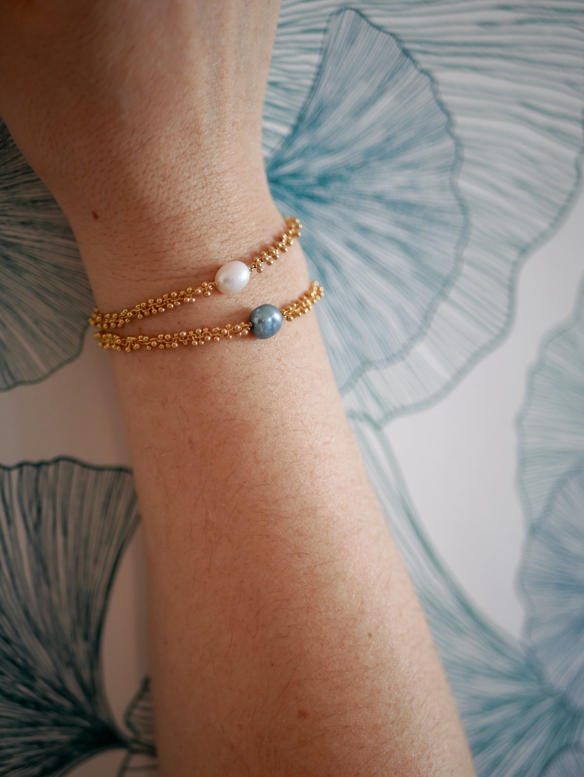 Image of Bracelet PIALA - Bleu/Gris
