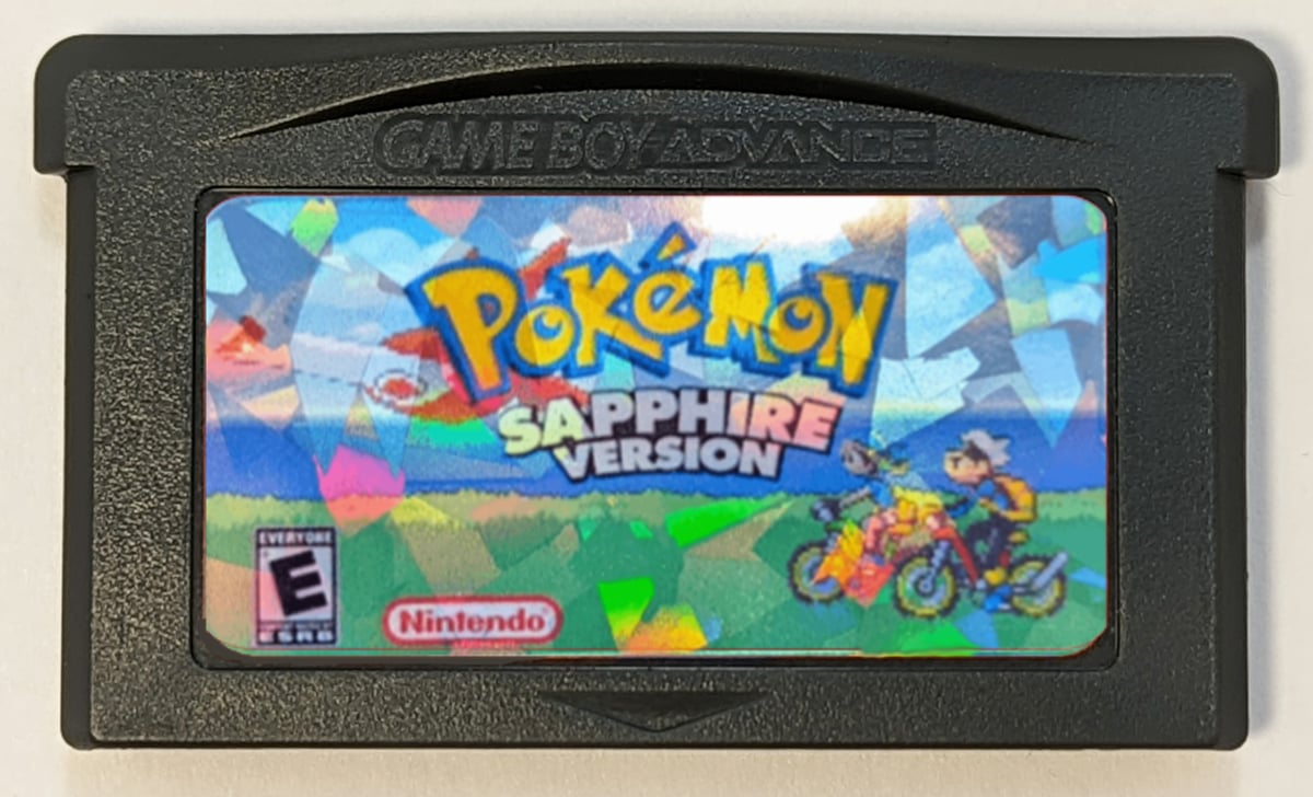 Pokemon Sapphire Holo Label | Onyx Comyx