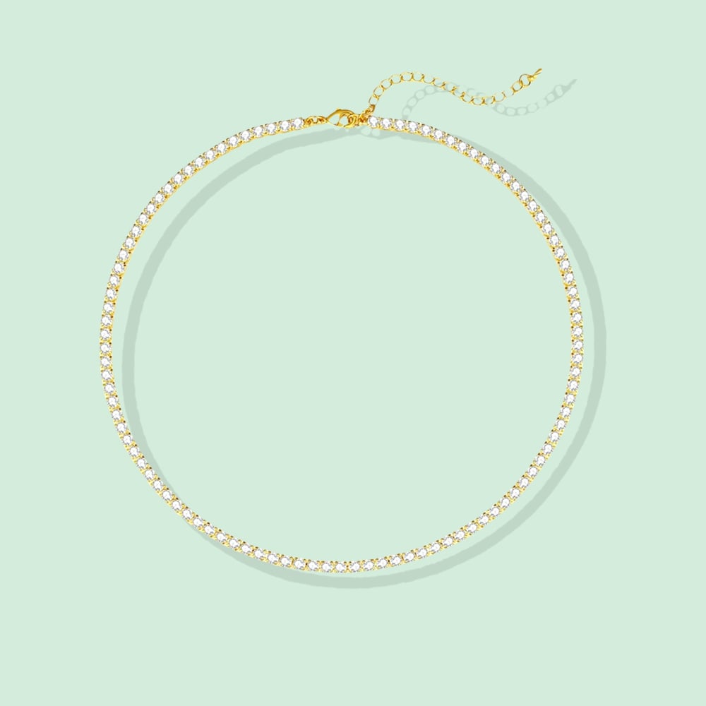 Image of 'Bling Trump Back' Tennis Choker Necklace