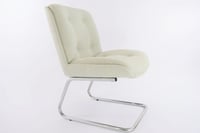 Image 1 of Fauteuil chromé sans accoudoirs