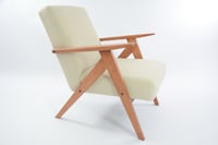 Image 1 of Fauteuils KOMPAS bouclette ivoire 