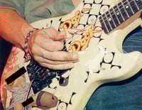 Image 3 of Jerry Cantrell guitar stickers "Blue Dress"G&L Rampage decal Alice in Chains set 125