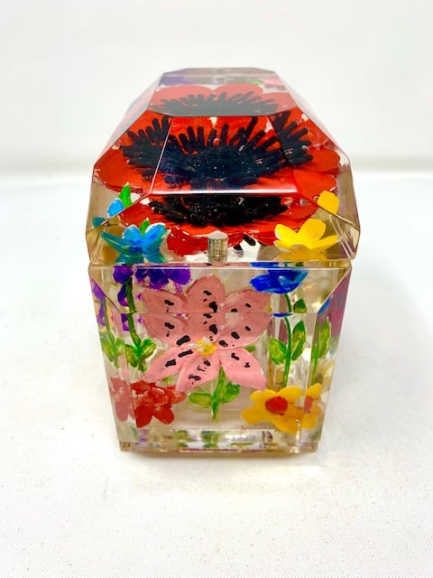 Image of Painted Mini Victorian Flower Box