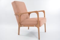 Image 1 of Fauteuils KADR velours côtelé rose
