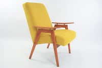 Image 1 of Fauteuil Smidek jaune