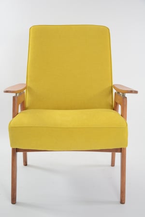 Image of Fauteuil Smidek jaune