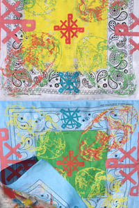 Image of the whole world double bandanna 