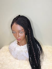 Image 3 of TRIBAL BRAIDED CONROW WIG