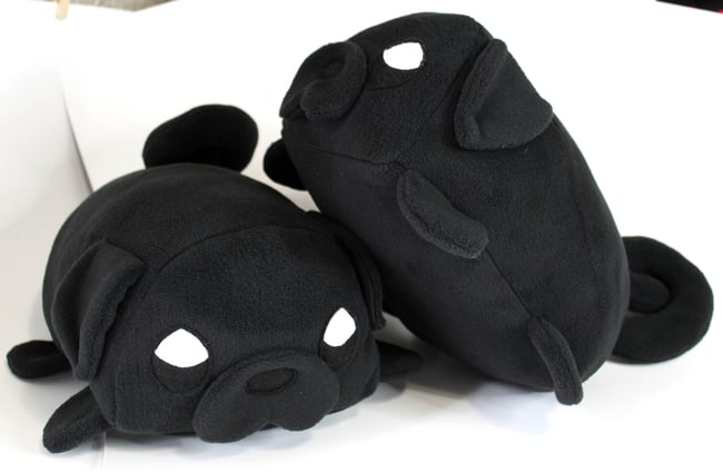 Black Pug Plushie