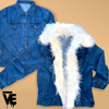 2 in 1 Faux Fur Denim Jacket 