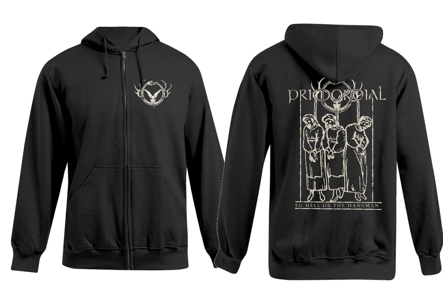 To Hell or the Hangman Zipper Hoodie