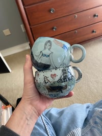 Image 1 of A pair of Mermaid Mugs SOLD TO SUSAN J 