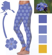 Image 4 of Forget Me Not Leggings