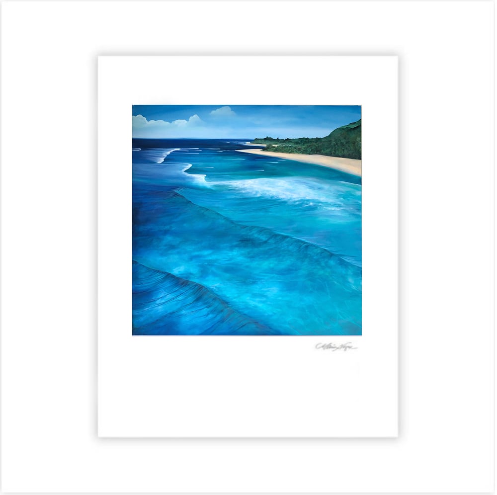 Image of Sunset Beach, Archival Paper Print