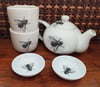 New Insect collection! Black housefly tea set