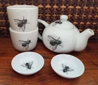 Image 1 of New Insect collection! Black housefly tea set