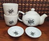 New insect collection! black beetle tea set