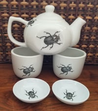 Image 2 of New insect collection! black beetle tea set