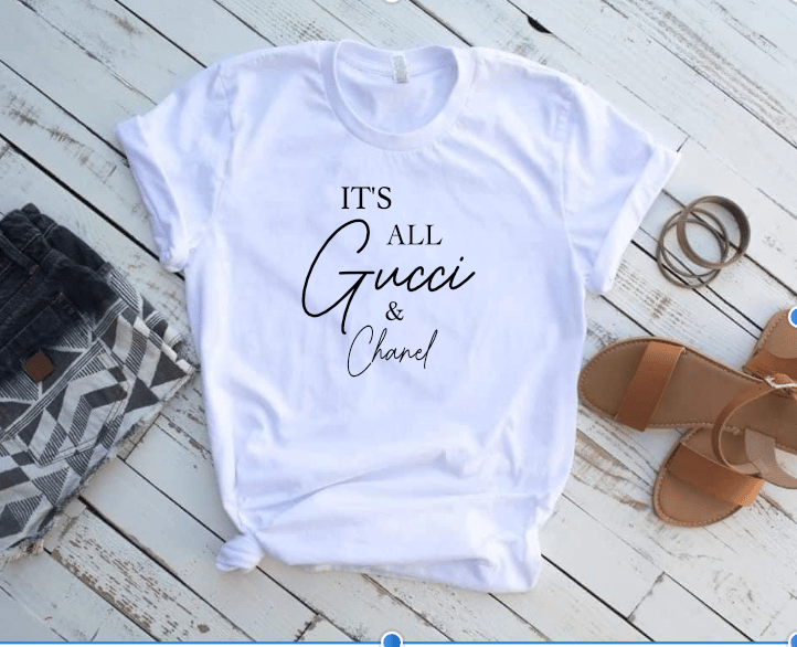 Image of It's All Gucci & Chanel Tee