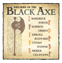 Image 3 of Wielders of the Black Axe Print-set
