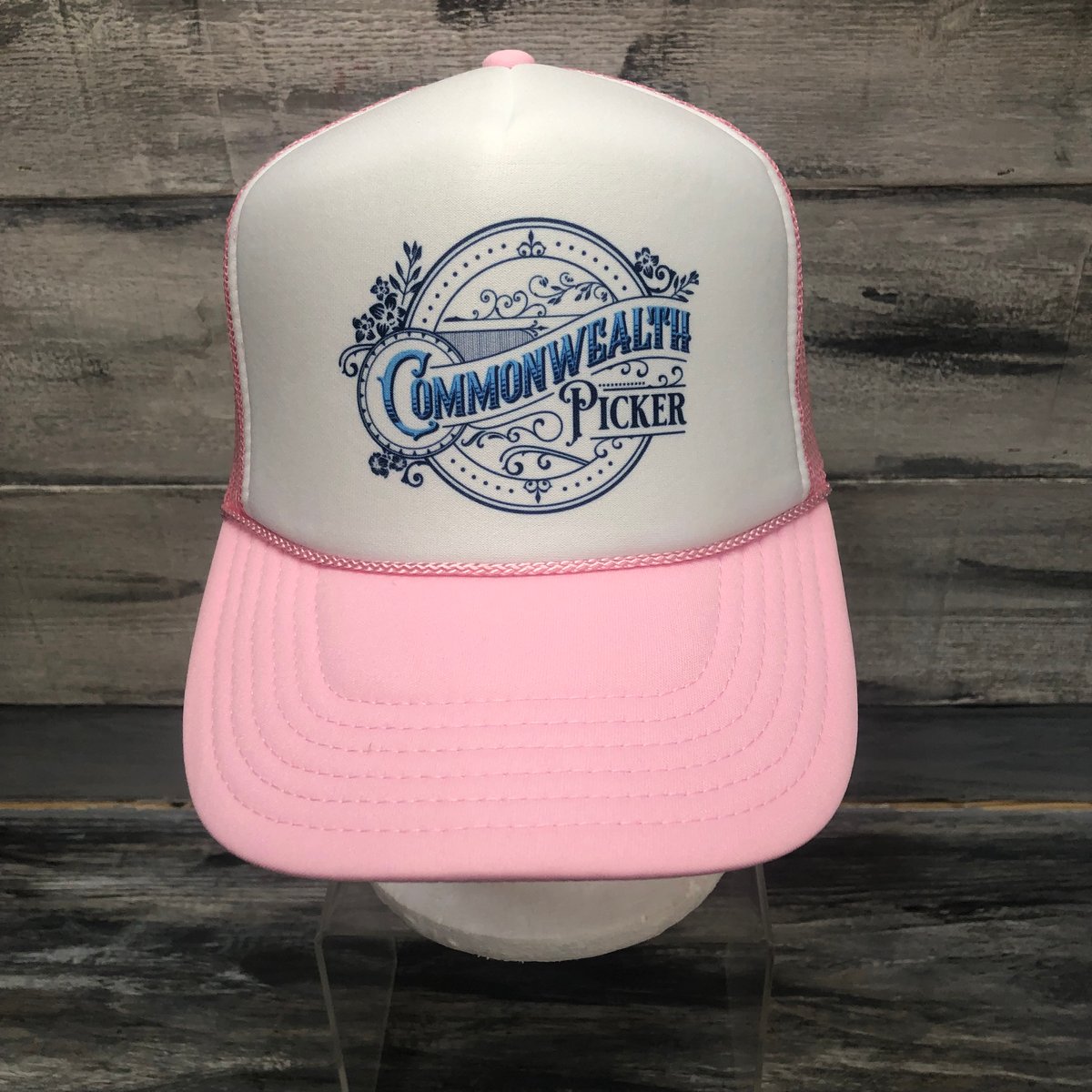 Pink Commonwealth Picker Trucker Hat
