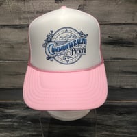 Image 1 of Pink Commonwealth Picker Trucker Hat