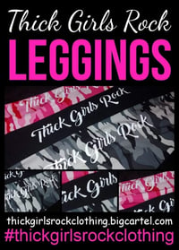 THICK GIRLS ROCK CAMO LEGGINGS