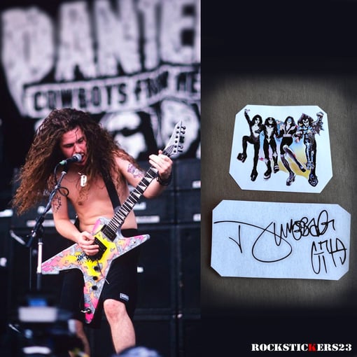 Dimebag Darrell stickers | rockstickers23