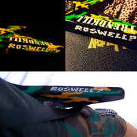 Image 3 of Dimebag Darrell guitar stickers Trendkill, Roswell Washburn Dime + autograph