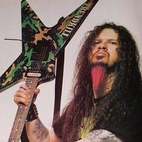 Image 4 of Dimebag Darrell guitar stickers Trendkill, Roswell Washburn Dime + autograph