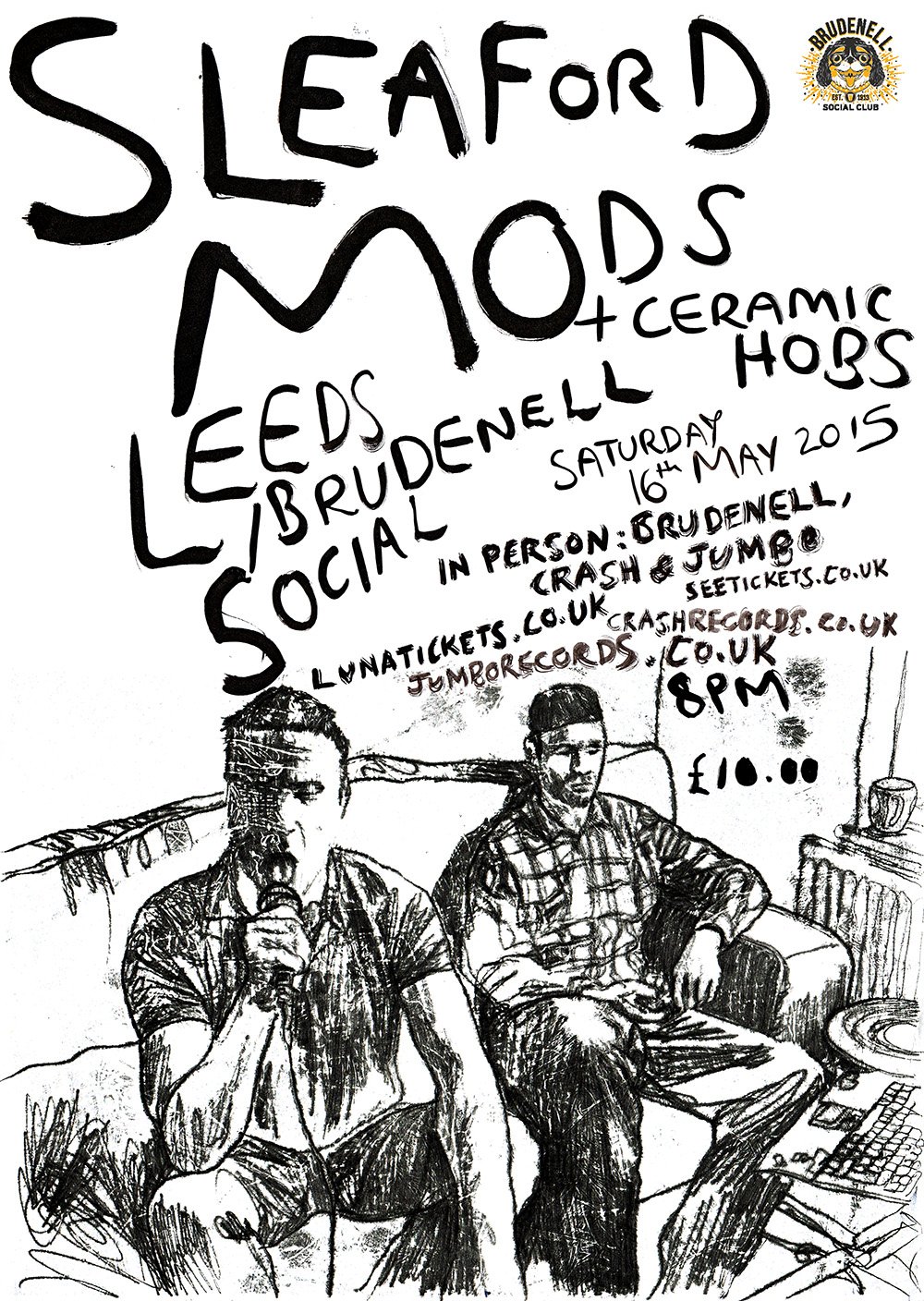 Image of SLEAFORD MODS Tour Poster