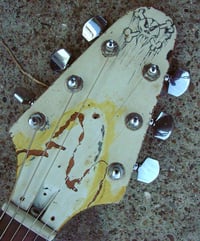 Image 4 of James Hetfield guitar stickers Electra Flying V 2236 vinyl decal skull set 4