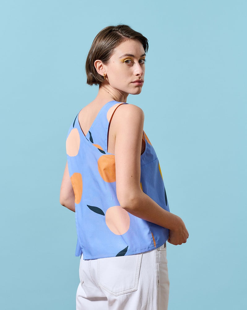 Image of Peaches Wrap Top