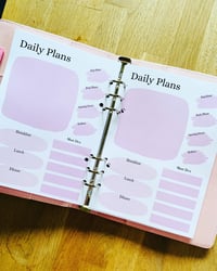Planning pages inserts 