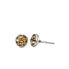 Swarovski - Yellow Crystal Stud Earrings (Surgical Steel)
