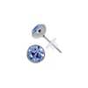 Swarovski - Blue Light Crystal Stud Earrings (Surgical Steel)