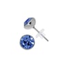 Swarovski - Blue Crystal Stud Earrings (Surgical Steel)