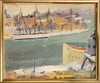 20th Century Swedish School ‘Winter Harbour’