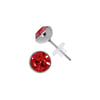 Swarovski - Red Crystal Stud Earrings (Surgical Steel)