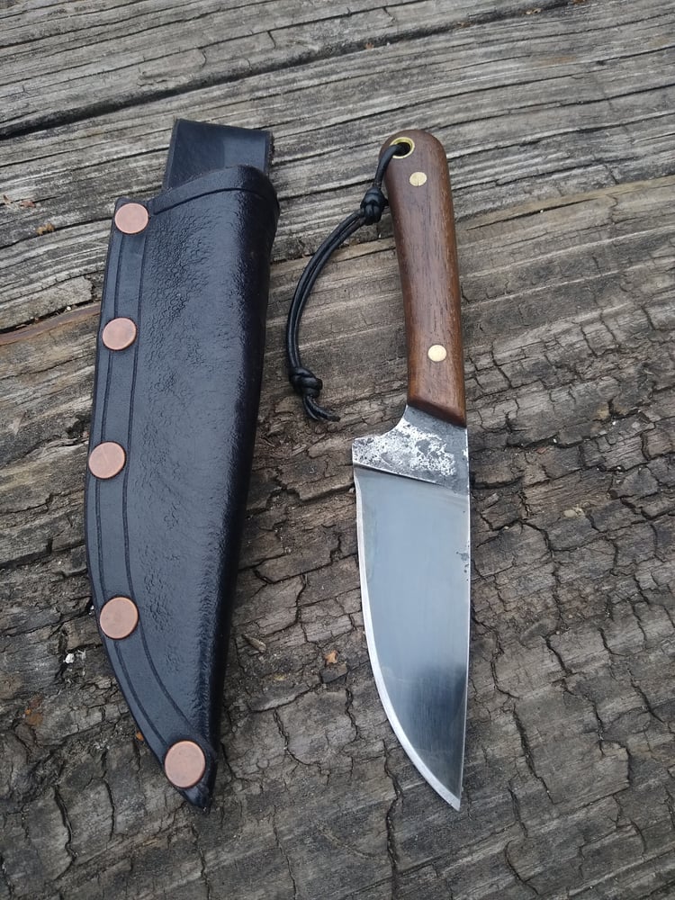 Image of Walnut handle utility knife