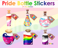 Image 1 of Pride Bottle Stickers