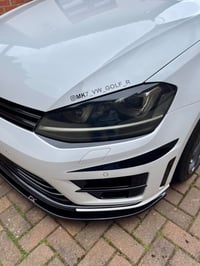 Image 4 of X2 Mk7 Vw Golf R/R line Bumper vent crease sticker 