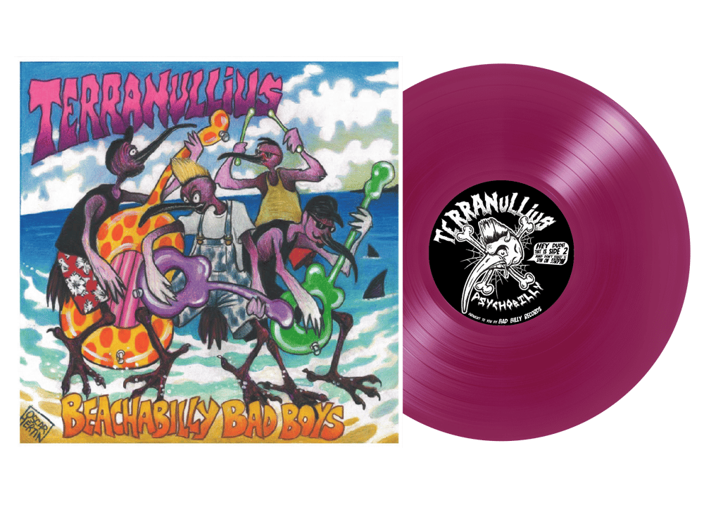 TERRANULLIUS - BEACHABILLY BAD BOYS (LP) PURPLE, LTD 100