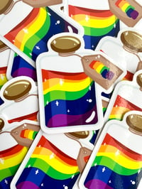 Image 3 of Pride Bottle Stickers