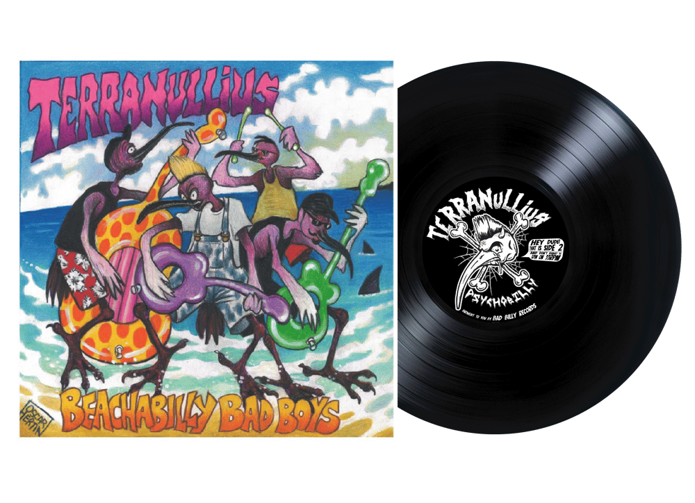 TERRANULLIUS - BEACHABILLY BAD BOYS (LP) BLACK, LTD 200