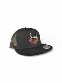 Image 3 of 10LUGMAFIA trucker hat center logo “red outline” 