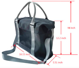 Image of Midnight AK Pattern Travel Bag