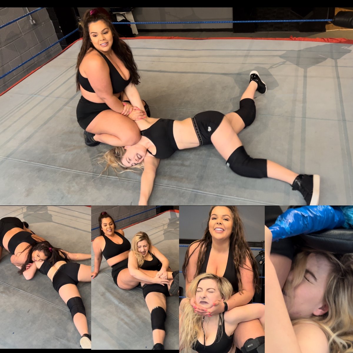 Nadia sapphire Vs kat (bare feet and foot moves) April 2022 | powergirlspro